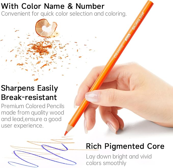 Shuttle Art Colored Pencils Bulk, 408 Pack Coloring Pencil Set Plus 20 Sharpeners, 12 Assorted Colors, Classroom Pack School Supplies