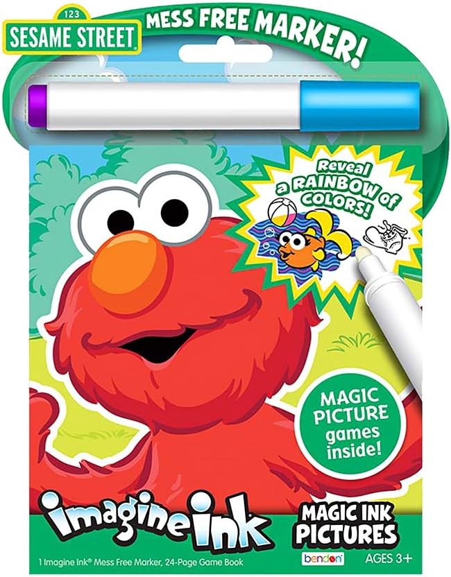 Bendon Sesame Street Imagine Ink Book with Mess Free Marker