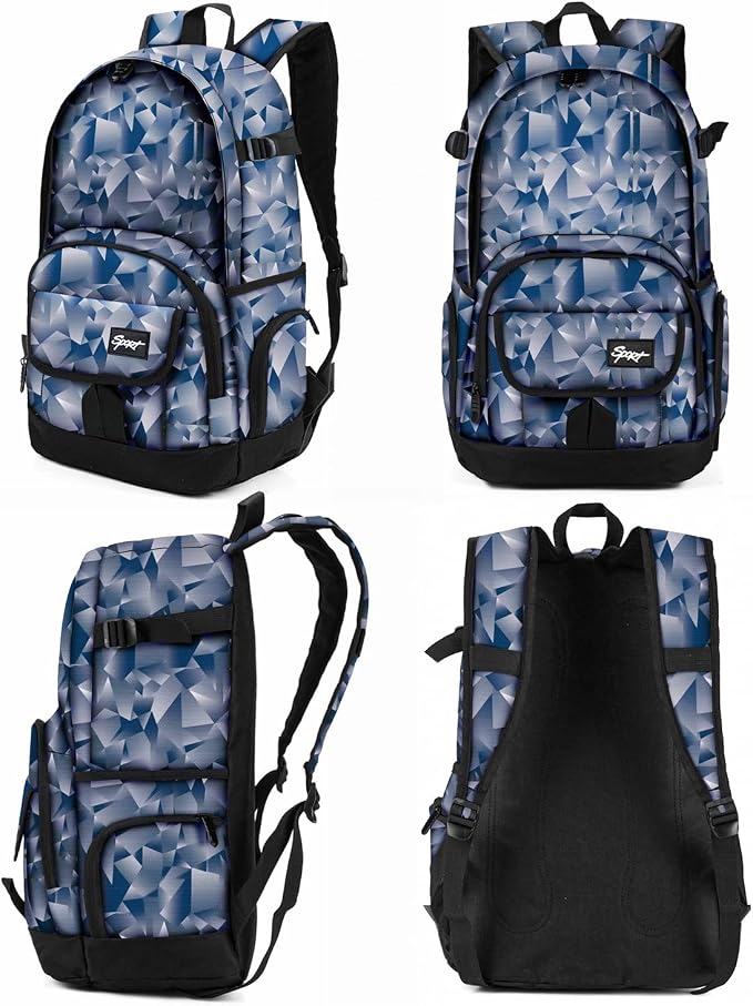 rickyh style School Backpack Travel Bag for Men & Women Lightweight College Back Pack with Laptop Compartmen