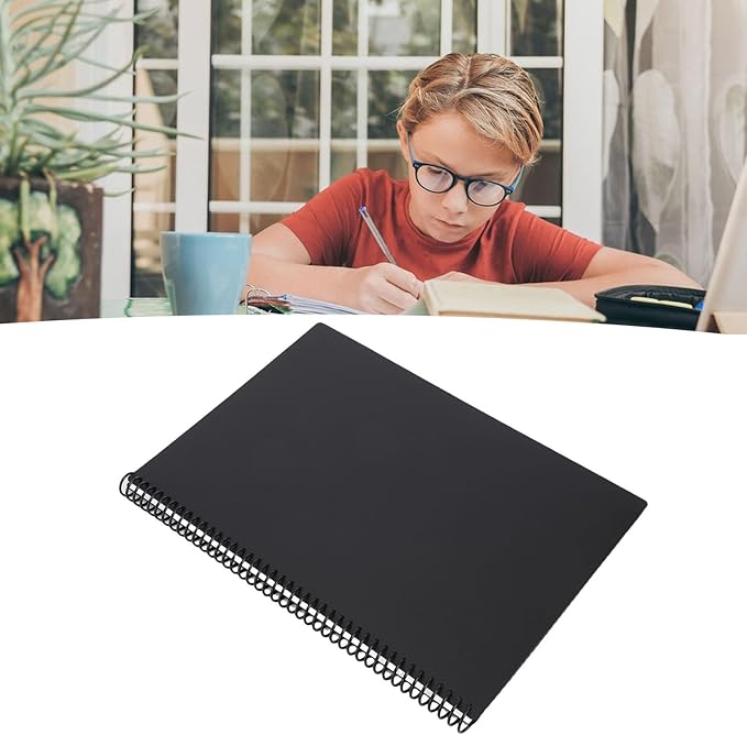 Hyuduo Reusable Smart Notebook Erasable Writing Pad Digital Notepad with Spiral Binding Cover for Cloud Sync Android iOS