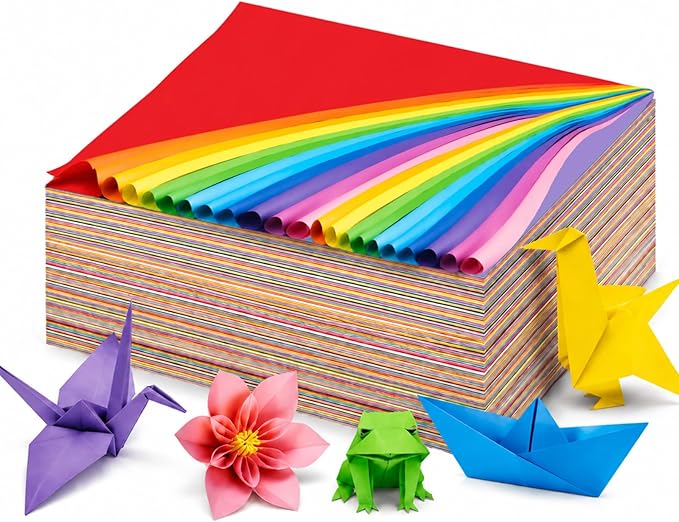 Henoyso 1000 Sheets Construction Paper Bulk, 9 x 12 Inches Assorted Colored Lightweight Paper Craft for Kids Classroom Teachers, School Supplies for Arts and Crafts (Multicolored)