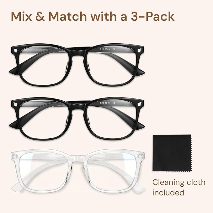 Gaoye Stylish Eyewear Frame Accessories - Blue Light Glasses for Woman - Computer Glasses for Blue Light Blocking