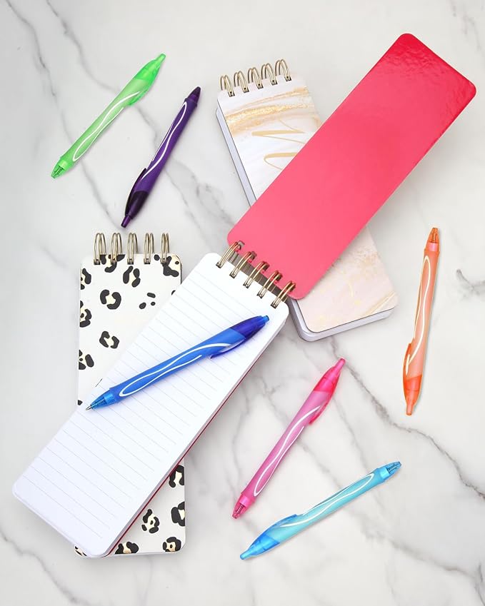 Eccolo Tall Spiral Memo Pad 300 Pages 150 Sheets List Notepad for Office