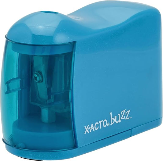 X-ACTO Buzz Battery Pencil Sharpener, Assorted Colors,Back to School, Teacher, Classroom Supplies (Pack of 12)