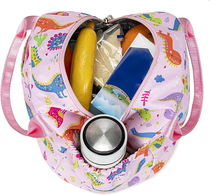 CAMTOP Girls Lunch Box Kids Insulated Lunch Bag Kids Cute Lunchbox for Girls Loncheras Para Niñas