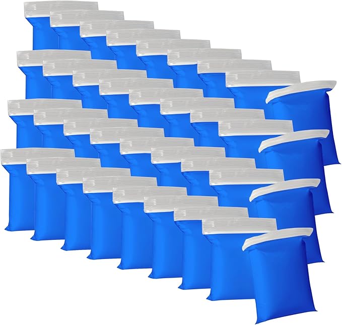 Blue Air Dry Clay for Kids - 36 Individually Bagged Airdry Clay for Arts & Crafts - Soft, Squishy Cosplay Foam Slim Clay for Home & School - Moldable, No-Mess Air Dry Modeling Clay