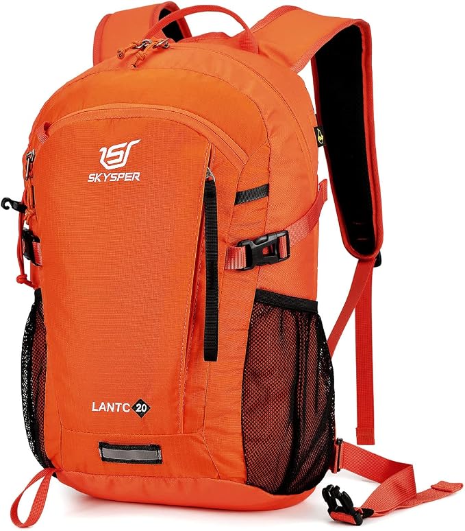 SKYSPER Small Hiking Backpack, 20L Lightweight Travel Backpacks Hiking Daypack for Women Men