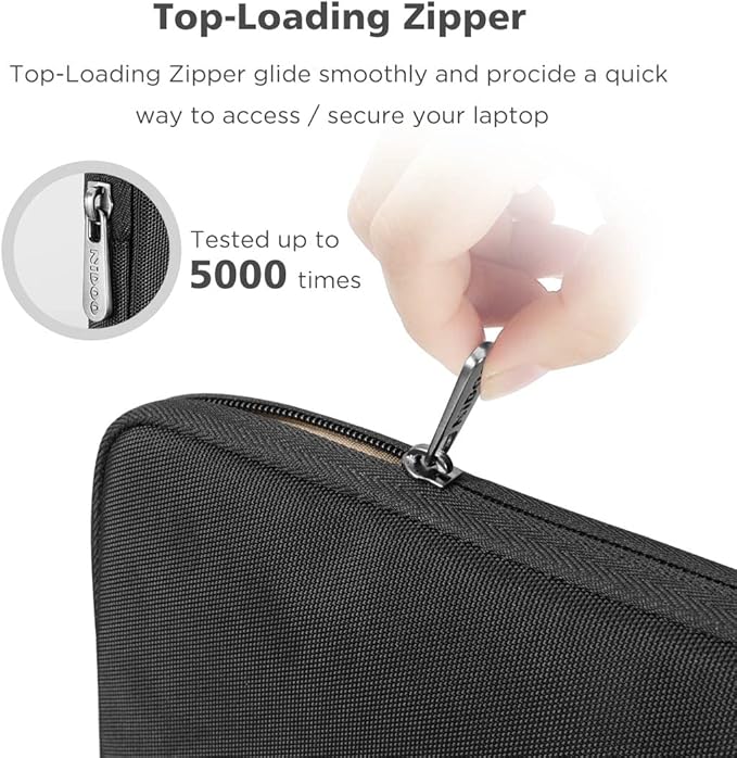 NIDOO Laptop Sleeve 17 inch Computer Protective Carrying Case Portable Cover for 17.3 inch Lenovo Legion 5 / IdeaPad 3 / Dell G7 17 / XPS 17 / HP Envy Laptop 17 470/17.3" Acer Nitro 5 AMD/Asus
