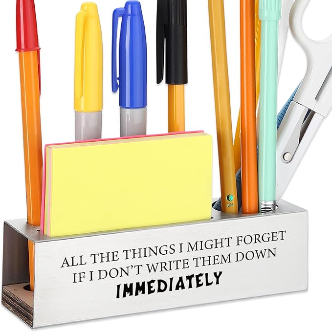 Funny Office Desk Organizer, Pencil Holder for Coworkers and Boss, Sarcastic Work Decor for Employees, Workplace Humor Gift, Funny Office Pencil Holder for Desk SD281