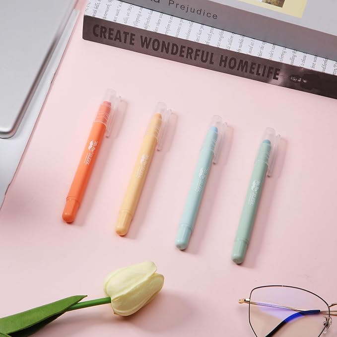 Mr. Pen- Aesthetic Highlighters and Gel Highlighters, 8 Pack | Pastel Color Bible Highlighter No Bleed, No Bleed Highlighter for Bibles, Fast Dry for Bible Journaling, Planner
