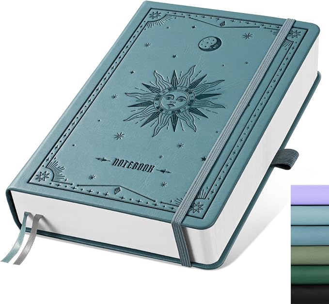 EMSHOI Blank Journal Notebook, 320 Pages, A5 Size (5.7'' x 8.3'')
