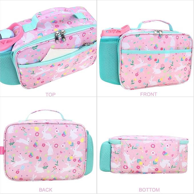 RHCPFOVR Kids Lunch Bag - Insulated Lunch Box for Boys Girls,Washable Lunch Bag and Reusable Toddler Leak-proof Lunchbox for School and Daycare