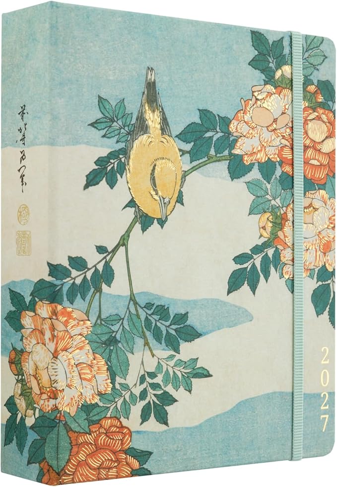 KOKONOTE Planner 2026-2027 Hokusai - Planner for Women 17 Month (Aug 26/ Dec 27) | Weekly & Monthly Academic Planner 2026-2027 | 6.4" x 7.9" | Hardcover Agenda 2026 | Thick paper 120 g/m²