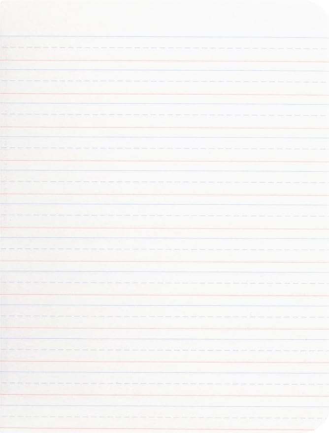 Mead Primary Composition Book, Primary Ruled Journal, Grades K-2, 7-1/2" x 9-3/4", 100 Sheets, Blue Marble (09902)