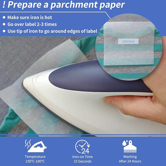 5-PK Fabric Tape TZe-FA231 Replace for Brother Iron-On Label Tape for Clothing Compatible with Brother P-Touch Fabric Labels 12mm 0.47'' White TZeFA231 for PTD400 PTD210 PT-1280 PTH110 PTH100 PTD600