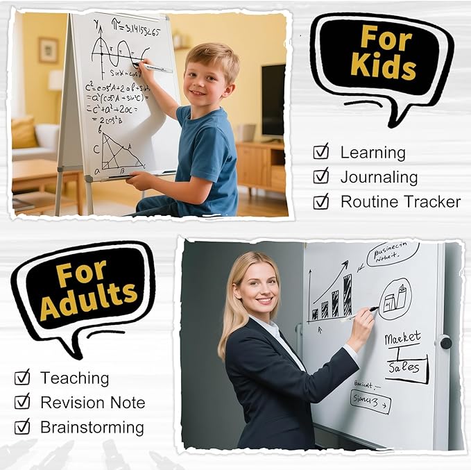 V-Opitos 144 Pack Fine Tip Dry Erase Markers - Bulk Whiteboard Erasable Black Markers, Ideal for School Classroom Office Supplies, Non-Toxic & Easy Clean for White board
