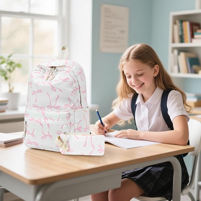 School Backpack for Teen Girls Women Laptop Backpack College Bookbags Middle School Travel Work Commuter Back Pack