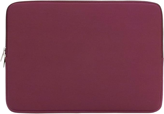 RAINYEAR 15.6 Inch Laptop Sleeve Protective Protective Case Soft Carrying Zipper Bag Cover Compatible with 15.6" Notebook Computer Ultrabook Chromebook (Red)