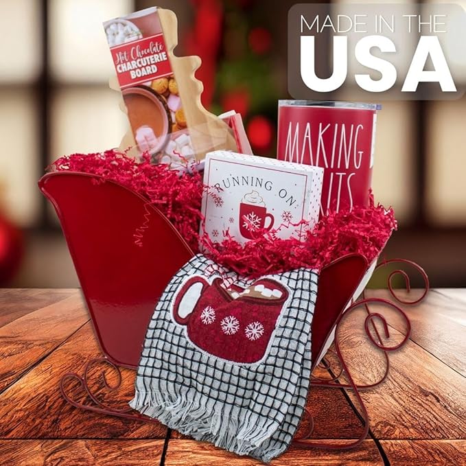 MagicWater Supply Soft & Thin Crinkle Cut Paper - 2 LB - Red - Paper Shred Filler for Gift Wrapping, Basket Filling, Birthdays, Weddings, Anniversaries, Valentines Day, and other occasions