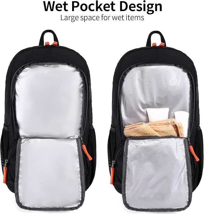 FENGDONG 35L Lightweight Foldable Waterproof Packable Travel Small Hiking Backpack Daypack for men women
