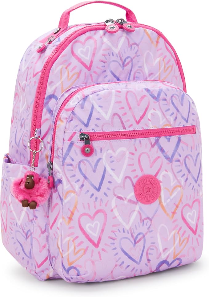 Kipling Women's Seoul 15" Laptop Backpack, Durable, Roomy with Padded Shoulder Straps, Built-In Protective Sleeve