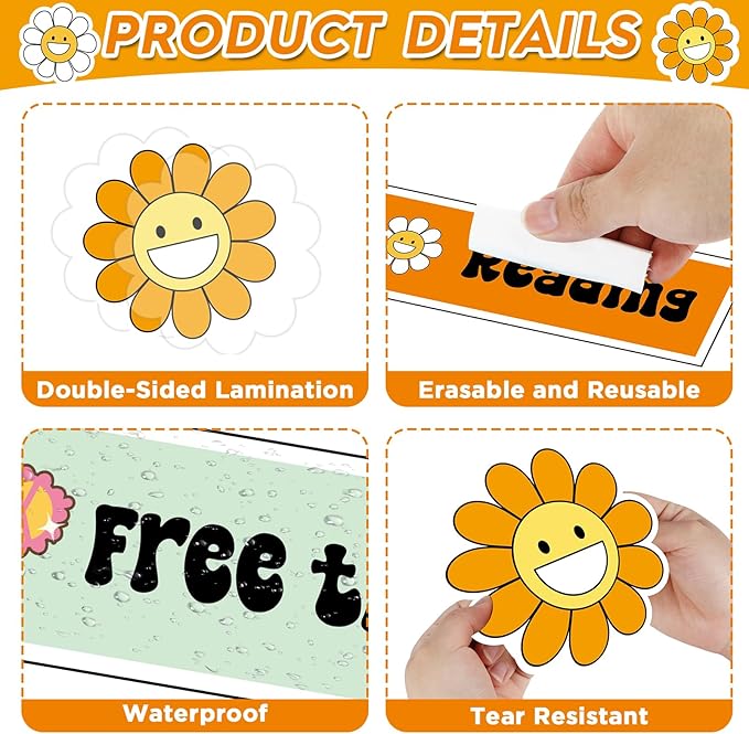 Groovy Daily Schedule Bulletin Board Scheduling Classroom Bulletin Board Decorations Daily School Schedule Paper Cutouts Classroom Must Haves for Class Office Home Chalkboard Wall Door Supplies