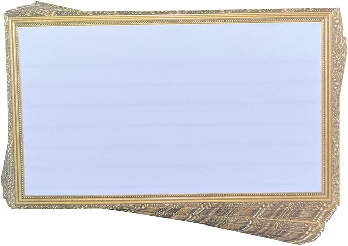 100 White Decorative Index Cards, 3X5 Index Cards 3X5 (100 Cards Per Pack, 3 x 5 Inch) Flashcards, Study Cards, Patterned Note Cards, Fancy Notecards