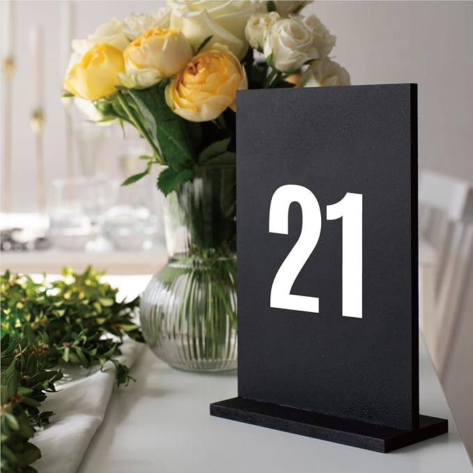 Large Number Stickers 4 Inch, 6 Sheets Waterproof Vinyl Number Decals | for Dark Surfaces, Address Markers, Equipment Identification, Storage Organization(White)
