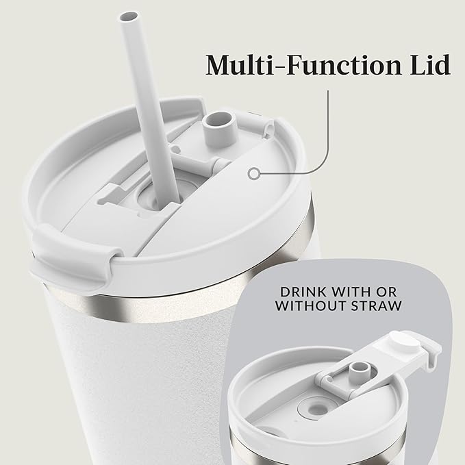 Contigo Streeterville 40oz Tumbler, Stainless Steel Vacuum Insulated, Leak-Proof, Cold for 29 Hours, Salt (Pack of 4)