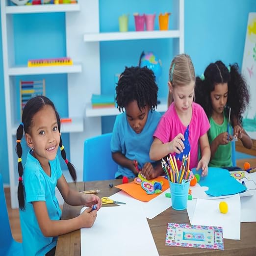 12 Pack Bulk Kindergarten Elementary Classroom Supplies, Students K-6 Grade for Boys, Girls | Primary School Kit Supply Box Includes Notebooks, Folder, Pencils, Crayons, Markers, Glue, Scissor