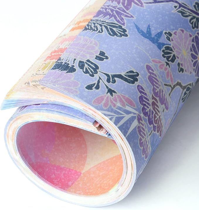Origami Paper 6x6 Double Sided 50 Sheets 10 Colors origami kit Japanese Chiyo Square Craft Kits Easy Fold Arts Crafts DIY Handwork Chiyo