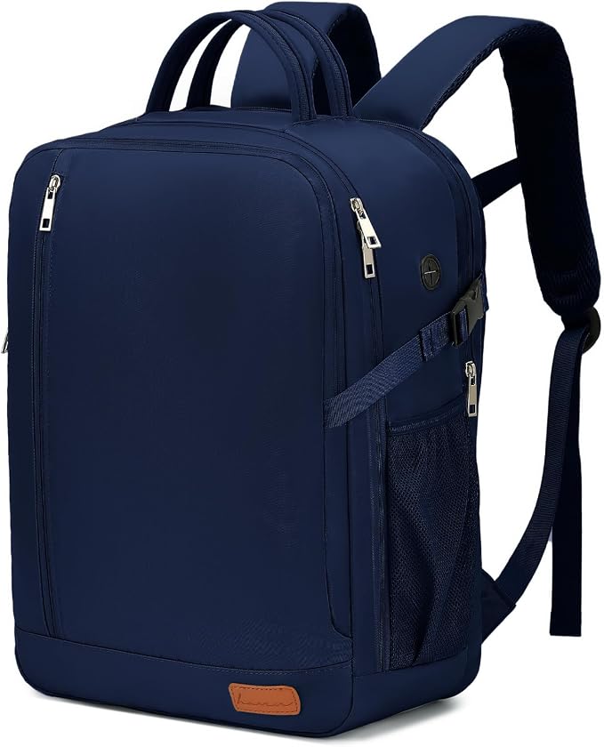 Lossga Travel Backpack, 18x14x8 Spirit Airlines Personal Item Travel Bag, Carry On Backpack Flight Aproved, Weekender Bags for Women and Men, 30L Water Resistant Lightweight Travel Backpacks