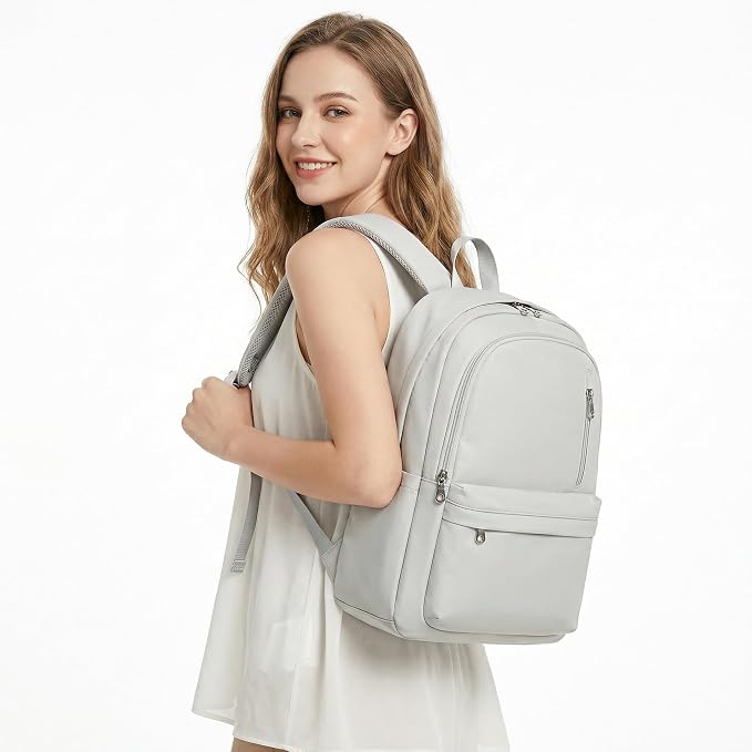 BAGOK Lightweight Nylon Backpack for Women & Men – Foldable, Large Capacity, Ideal for School, Travel & Work