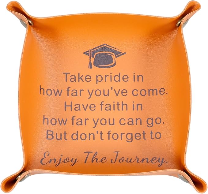 2026 Graduation Gifts for Her Him Class of 2026 Gifts Bulk Best Gifts for High School Senior 2026 Stuff 2026 Graduation Gifts for Men Women College Grad 2026 High School Boy Christmas Leather Tray
