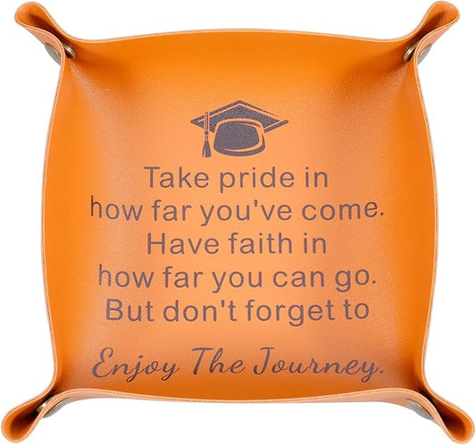 2026 Graduation Gifts for Her Him Class of 2026 Gifts Bulk Best Gifts for High School Senior 2026 Stuff 2026 Graduation Gifts for Men Women College Grad 2026 High School Boy Christmas Leather Tray