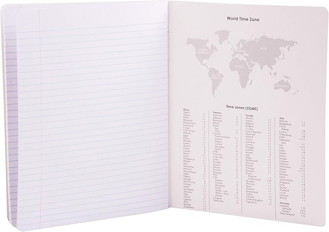 Mintra Office Composition Books (Black Marble Comp - College Ruled, 24 Units (6-4pks))
