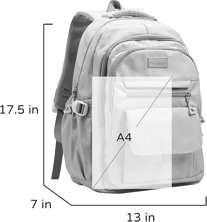 Phaoullzon Aesthetic Laptop Backpack for Women Travel Daypack