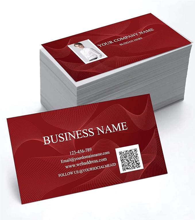 Upload Your Own Design - Business Cards 500 pcs/200Pcs- Custom Printed Business Cards - Personalized Business Cards with Your Logo Picture - 3.5" x 2"