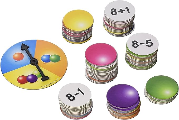 Learning Resources Pop for Addition & Subtraction Math Game - Number Flash Cards, Math Manipulatives, Classroom Must Haves, Homeschool, Montessori, Board Games, Gifts for Boys and Girls