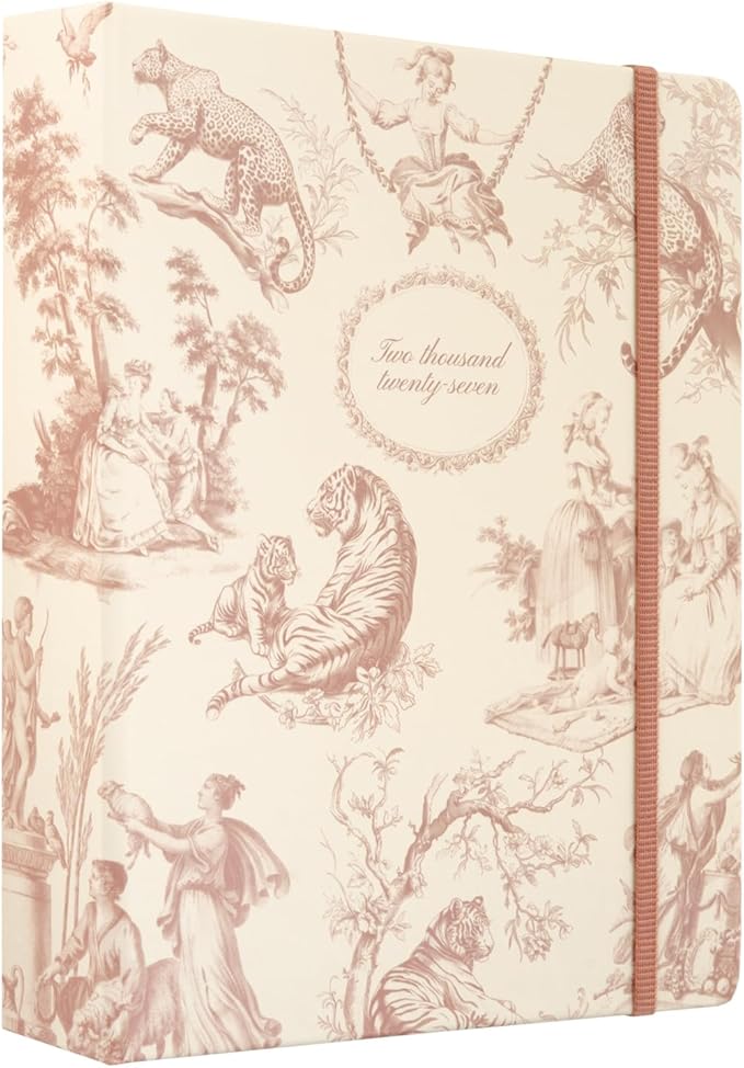 KOKONOTE Planner 2026-2027 Versailles - Planner for Women 17 Month (Aug 26/ Dec 27) | Weekly & Monthly Academic Planner 2026-2027 | 6.4" x 7.9" | Hardcover Agenda 2026 | Thick paper 120 g/m²