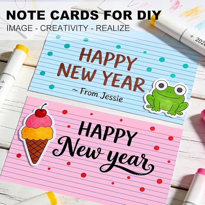 120 Count Colored Index Cards 5x8 Lined Colorful Notecards 6 Color Lined Flashcards for Studying 5 x 8 Index Cue Cards Ruled Notecards Multicolor Note Cards Flash Cards for Notes Office School Recipes