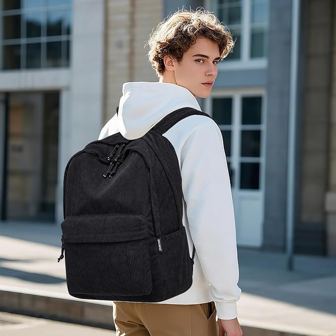 ZUBOND Backpack for School Boys and Girls, Lightweight School Bookbag for Teens, College Students Women & Men, Cute Large Laptop Backpack Fits 15.6 Inch Notebook