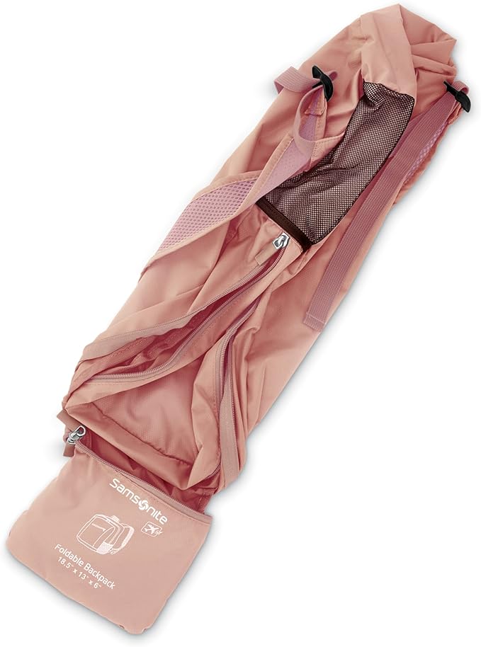 Samsonite Foldaway Backpack, Dusty Rose