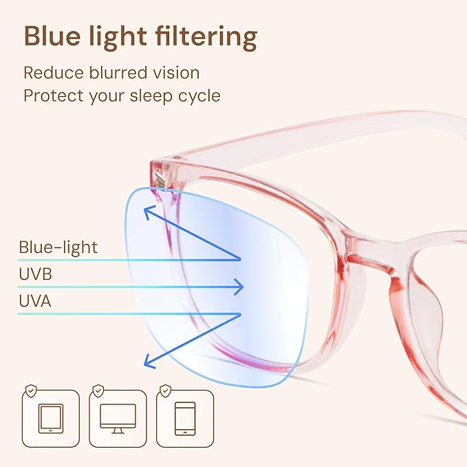 Gaoye Stylish Eyewear Frame Accessories - Blue Light Glasses for Woman - Computer Glasses for Blue Light Blocking