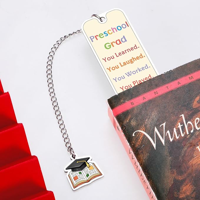 Preschool Graduation Gift for Kids, Pre School Graduation Gifts for Girls Boys, Bookmarks for Kids, Pre-k Kindergarten Graduations Supplies for Son Daughter, Graduation Gifts for Preschoolers