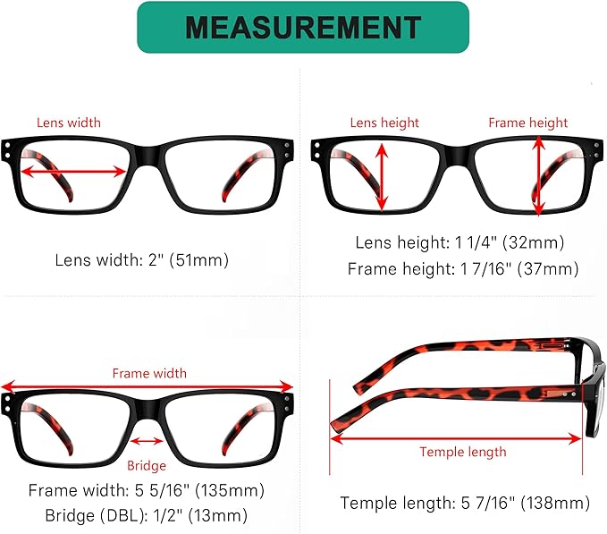 Eyekepper 2 Pairs Blue Light Blocking Reading Glasses for Men Women - UV Protection Spring Hinge Computer Readers