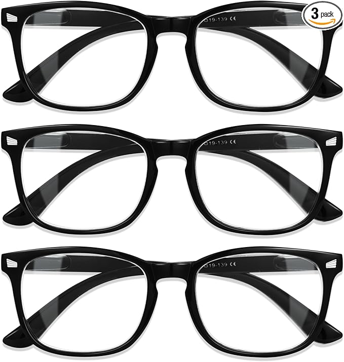 CCVOO Reading Glasses for Women/Men, Eyeglasses, Blue Light Readers for Women/Men, Computer Eye Glasses, Cheaters