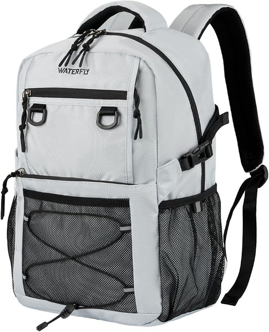 WATERFLY Travel Hiking Casual Backpack: 22L Lightweight Everyday Outdoor City Daypack College Bookbag for Women Men