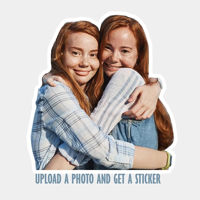 Photo Prints Stickers with Your Own Foto, Image, Logo - Create Your Own Design Photo Stickers - Personalized Custom Waterproof Vinyl Stickers