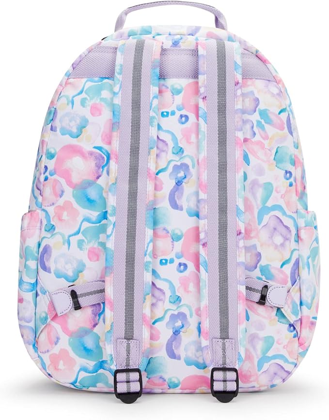 Kipling Women's Seoul 15" Laptop Backpack, Durable, Roomy with Padded Shoulder Straps, Built-In Protective Sleeve